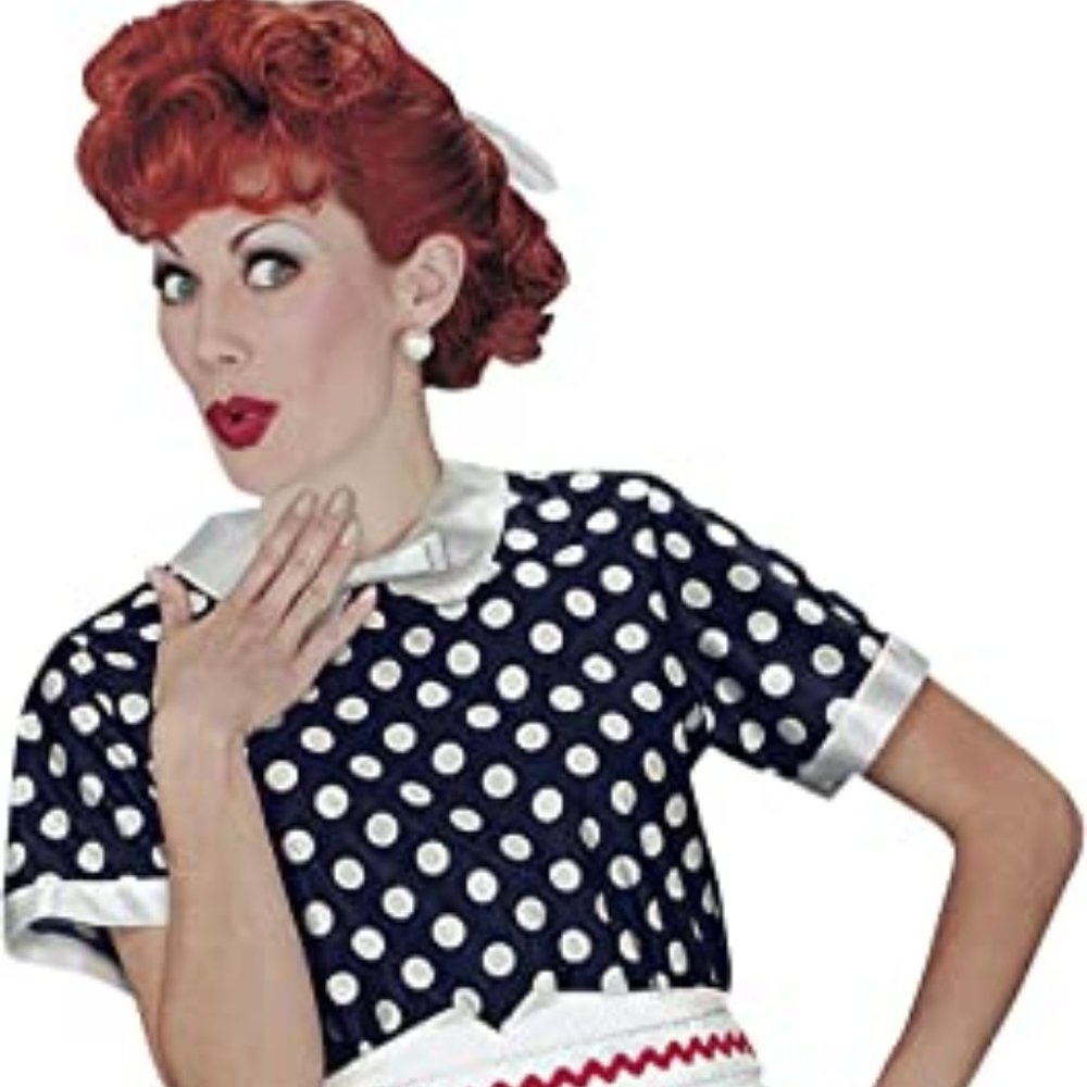 Women's Licensed I Lovelucy Polka Dot Dress